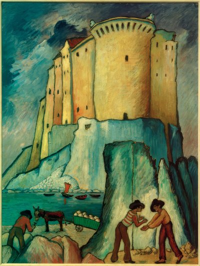 Burg am Mittelmeer von Marianne von Werefkin